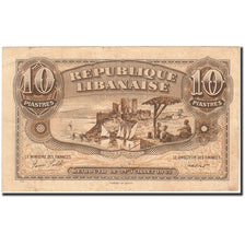 Lebanon, 10 Piastres, 1942, KM:35, 1942-07-31, EF(40-45)