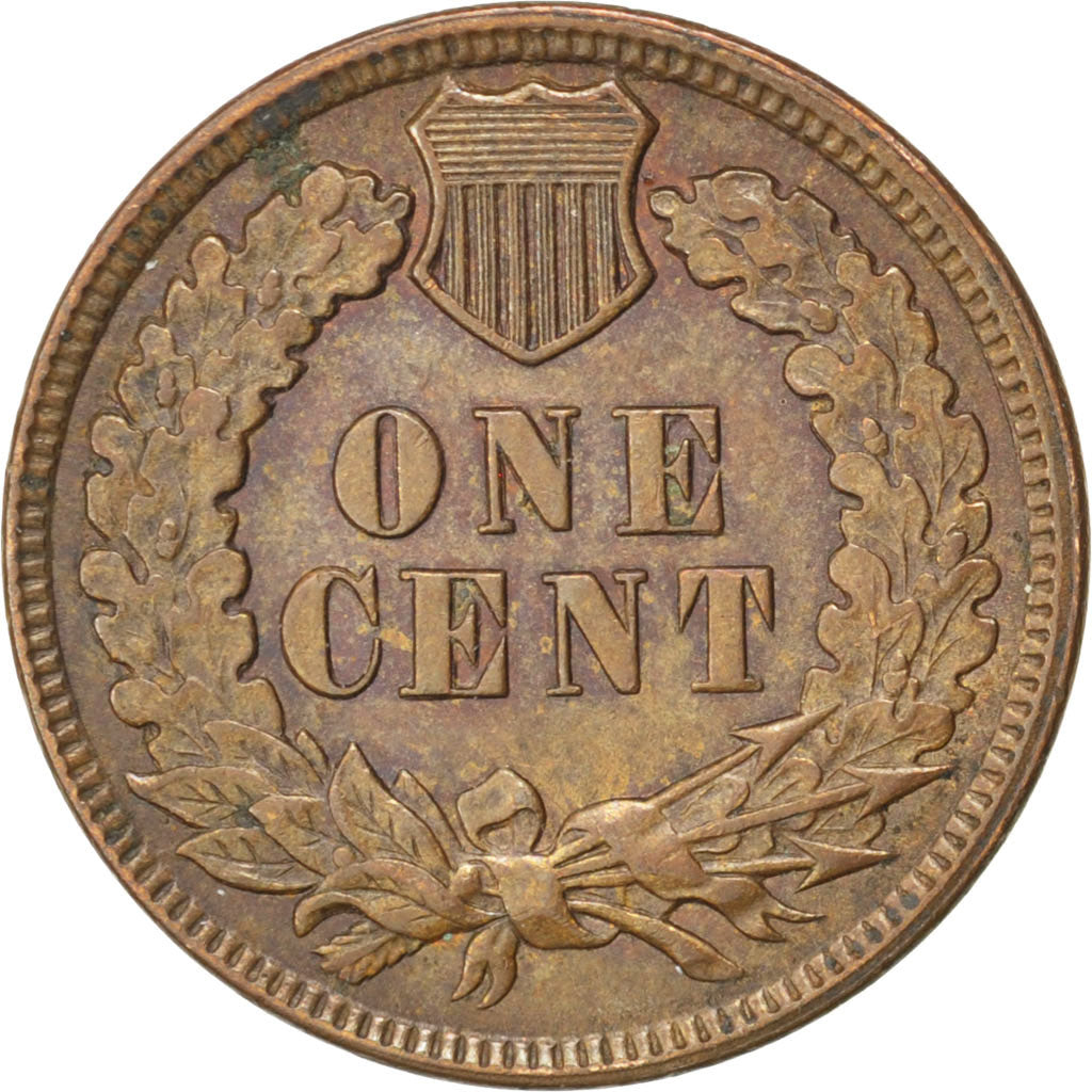 UNITED STATES, Indian Head Cent, Cent, 1890, U.S. Mint, KM #90a, AU(55-58),...