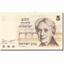 Biljet, Israël, 5 Lirot, 1973-1975, 1973, KM:38, SUP