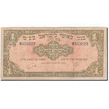 Israel, 1 Pound, 1952, KM:20a, 1952-06-09, VF(20-25)