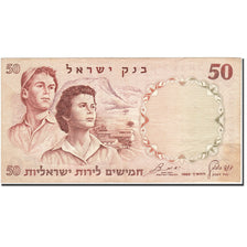 Israel, 50 Lirot, 1958-1960, KM:33b, 1960, VF(30-35)