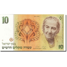 Billet, Israel, 10 New Sheqalim, 1985-1992, 1992, KM:53c, NEUF