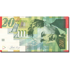 Israel, 20 New Sheqalim, 1998-1999, KM:59a, 1998, UNC(63)