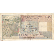 Billet, Algeria, 5000 Francs, 1955, 1955-05-23, KM:109b, TB