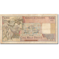 Banknote, Algeria, 5000 Francs, 1946-1948, 1947-01-17, KM:105, VF(20-25)