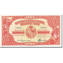 Banknote, Tonga, 1 Pound, 1939-1942, 1966-12-02, KM:11e, UNC(65-70)