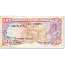 Saint Thomas and Prince, 500 Dobras, 1989, 1989-01-04, KM:61, VF(20-25)