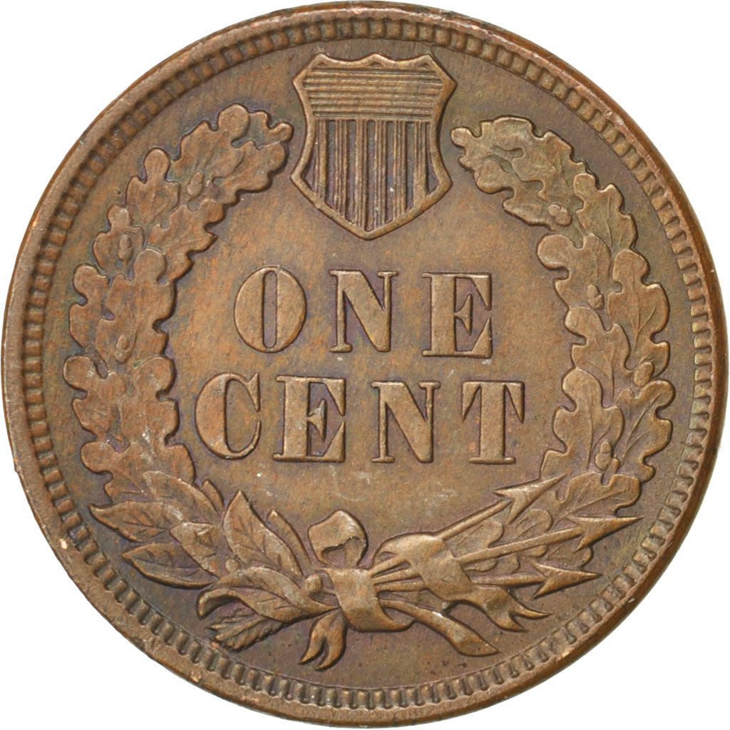 UNITED STATES, Indian Head Cent, Cent, 1908, U.S. Mint, KM #90a, AU(55-58),...