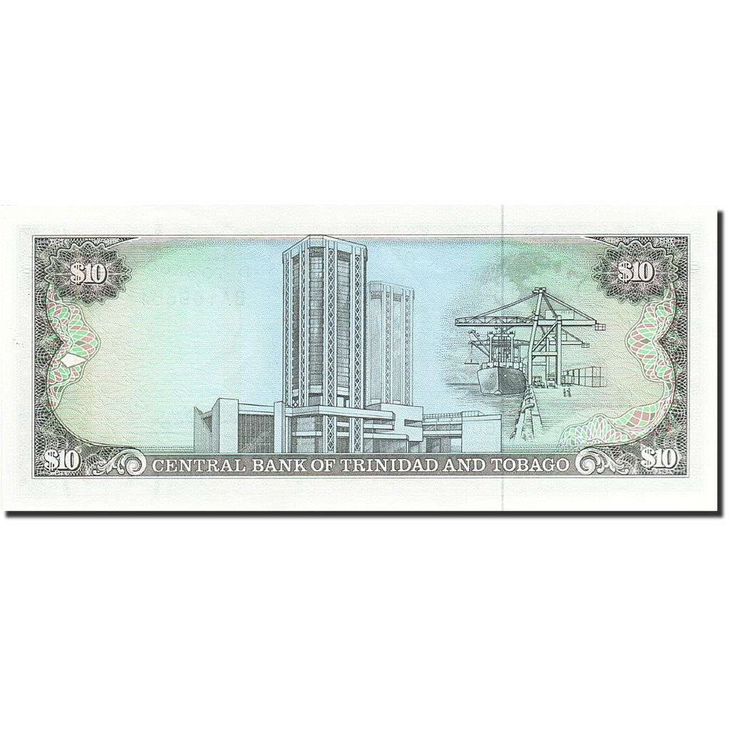 Trinidad and Tobago, 10 Dollars, 1985, Undated (1985), KM:38b, UNC(63)
