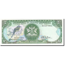 Trinidad and Tobago, 5 Dollars, 1985, Undated (1985), KM:37b, UNC(65-70)