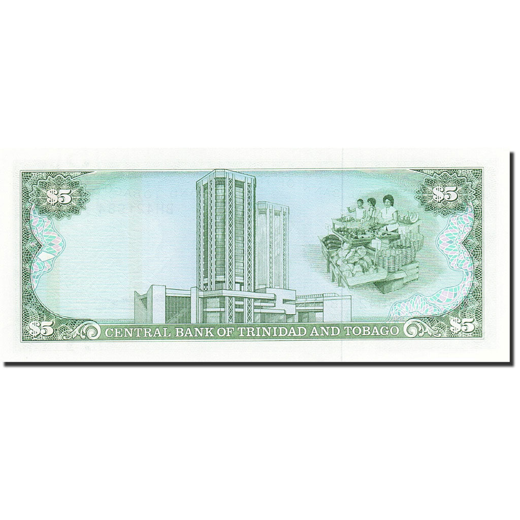 TRINIDAD E TOBAGO, 5 Dollars, 1985, KM:37b, Undated (1985), FDS