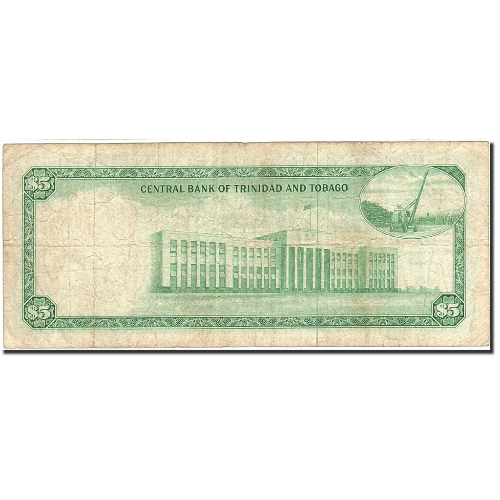 Trinidad and Tobago, 5 Dollars, 1964, KM:27c, 1964, VF(20-25)