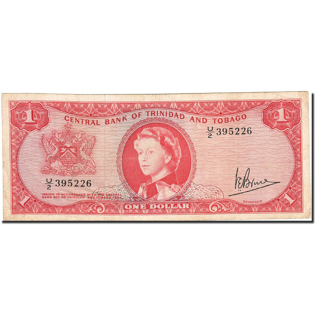 Trinidad and Tobago, 1 Dollar, 1964, 1964, KM:26c, TTB