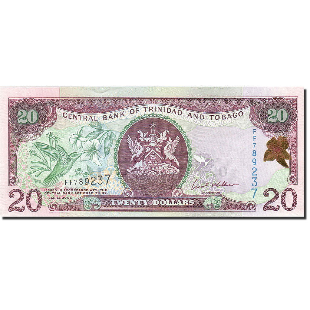 Banknote, Trinidad and Tobago, 20 Dollars, 2006, 2006, KM:49, UNC(65-70)
