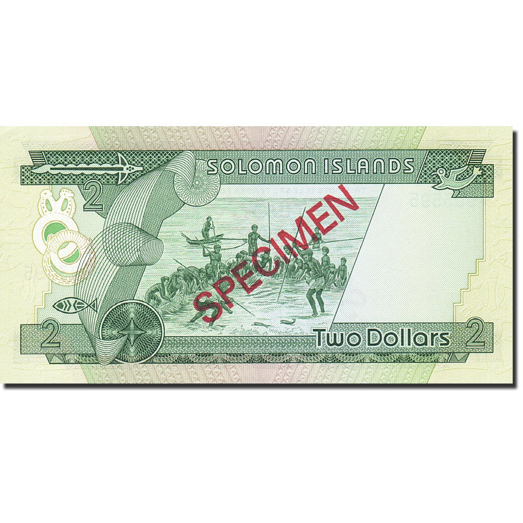 Billet, Îles Salomon, 2 Dollars, 1977-1981, Undated (1977), KM:5s, NEUF
