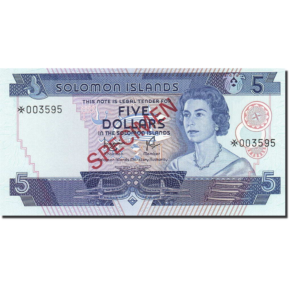 Banknote, Solomon Islands, 5 Dollars, 1977-1981, Undated (1977), KM:6s