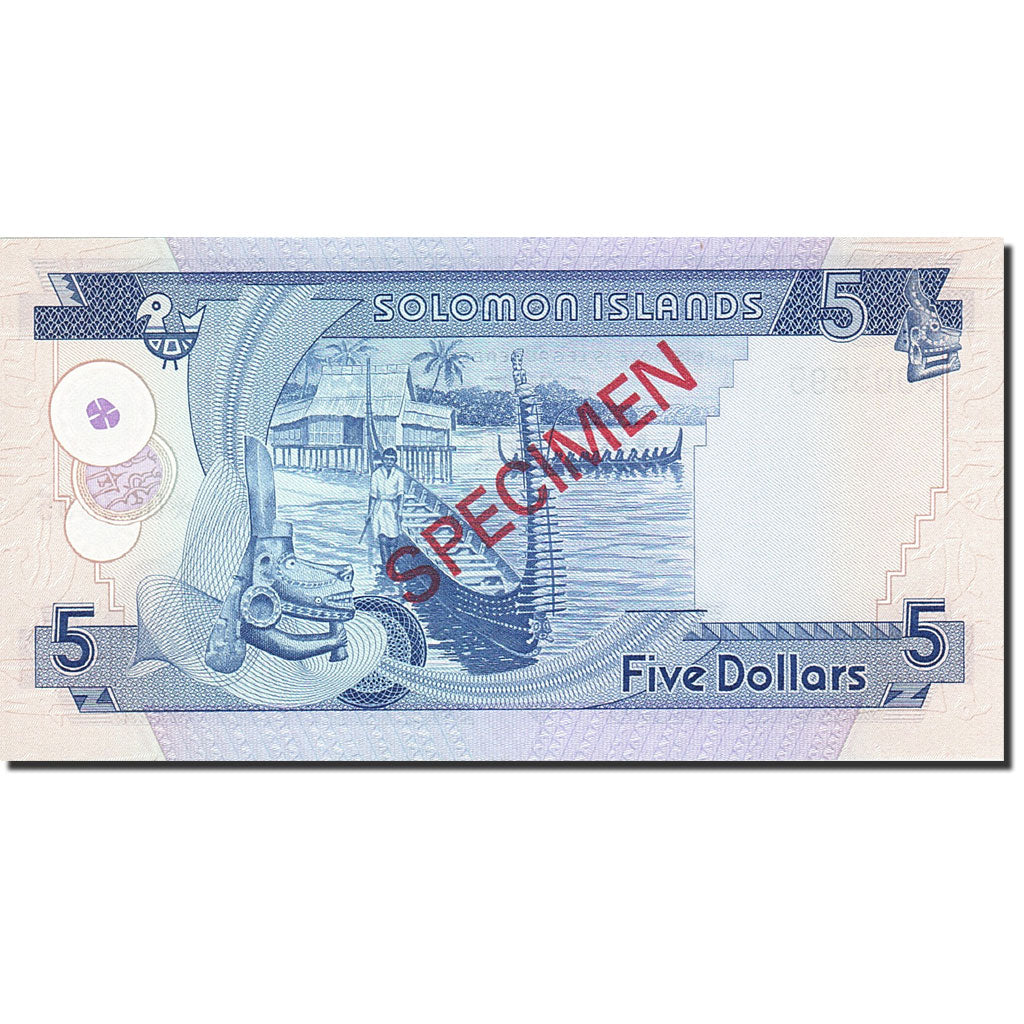 Banknote, Solomon Islands, 5 Dollars, 1977-1981, Undated (1977), KM:6s