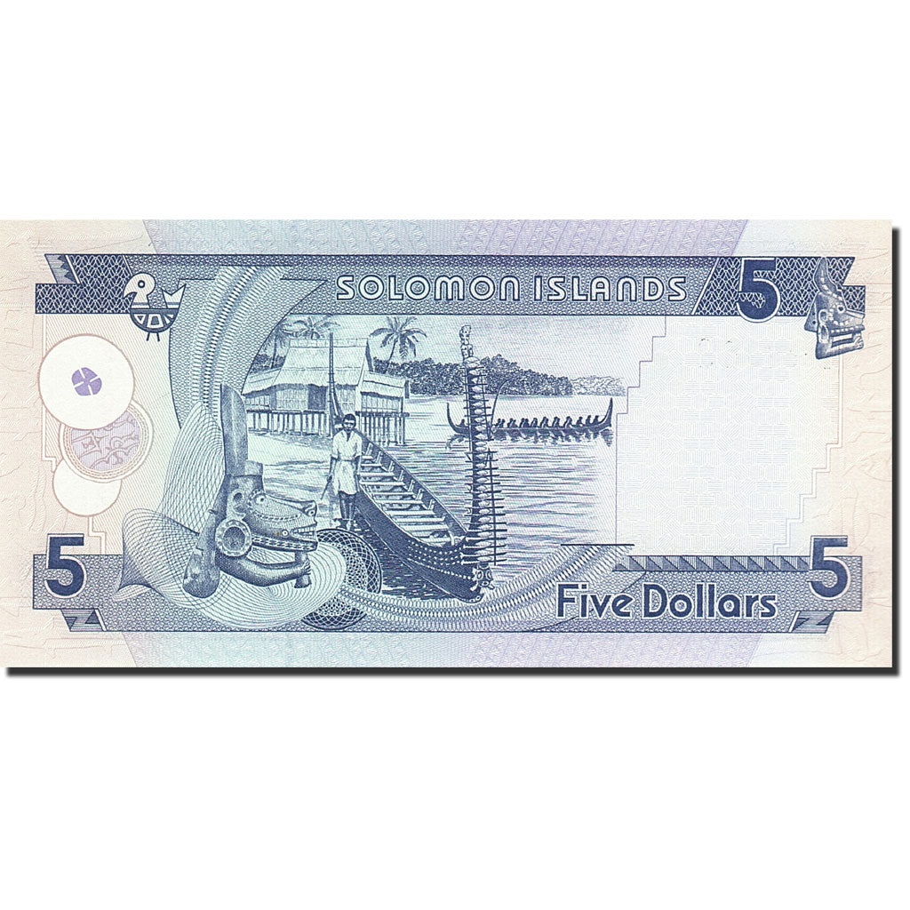 Banknote, Solomon Islands, 5 Dollars, 1996-1997, Undated (1997), KM:19
