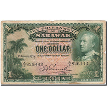 Sarawak, 1 Dollar, 1935-1938, 1935-01-01, KM:20, B+