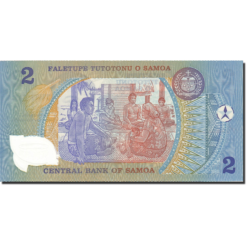 Banknote, Western Samoa, 2 Tala, 1990, UNdated (1990), KM:31c, UNC(65-70)