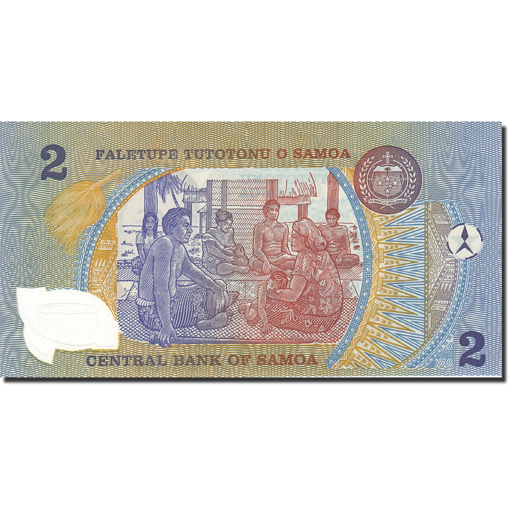 Banknote, Western Samoa, 2 Tala, 1990, UNdated (1990), KM:31b, UNC(65-70)
