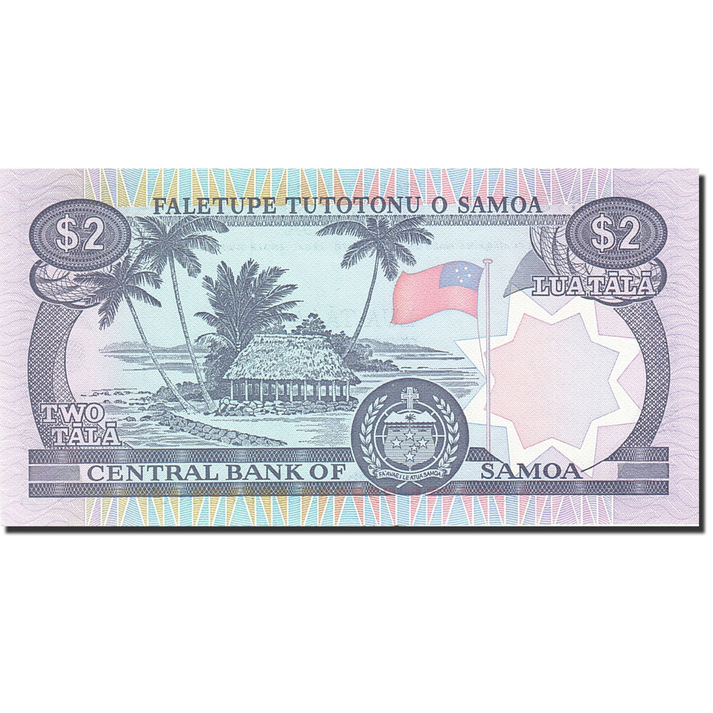 Western Samoa, 2 Tala, 1985, KM:25, Undated (1985), UNC(65-70)
