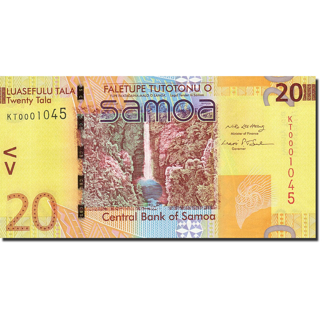 Banconote, Samoa Occidentale, 20 Tala, 2008, KM:40a, 2008, FDS
