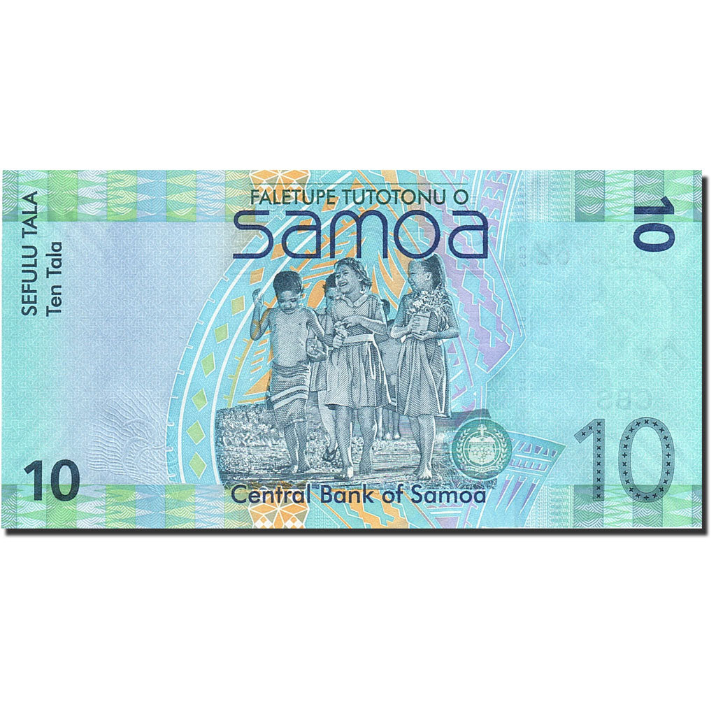 Banknote, Western Samoa, 10 Tala, 2008, 2008, KM:39a, UNC(65-70)
