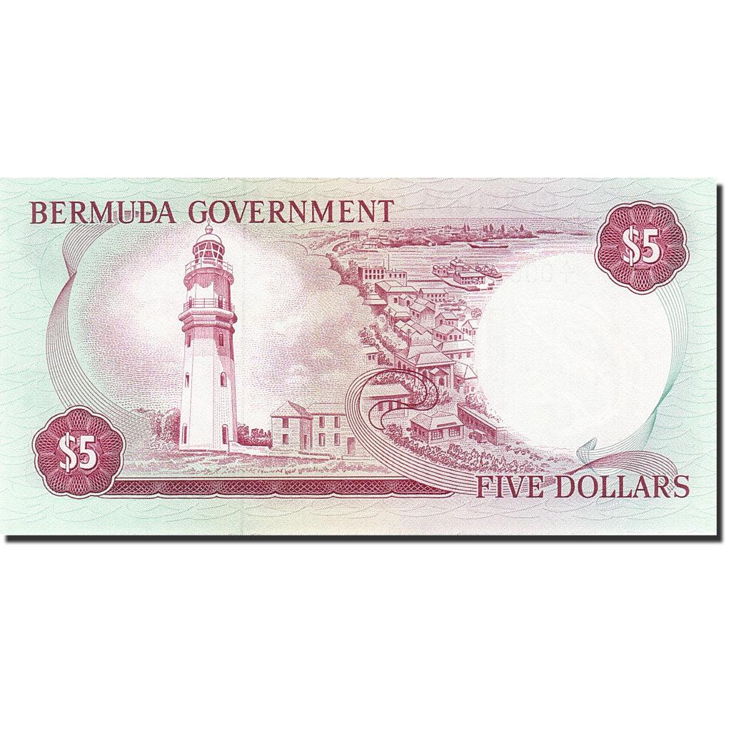 Bermuda, 5 Dollars, 1970, 1970-02-06, KM:24a, UNC(65-70)