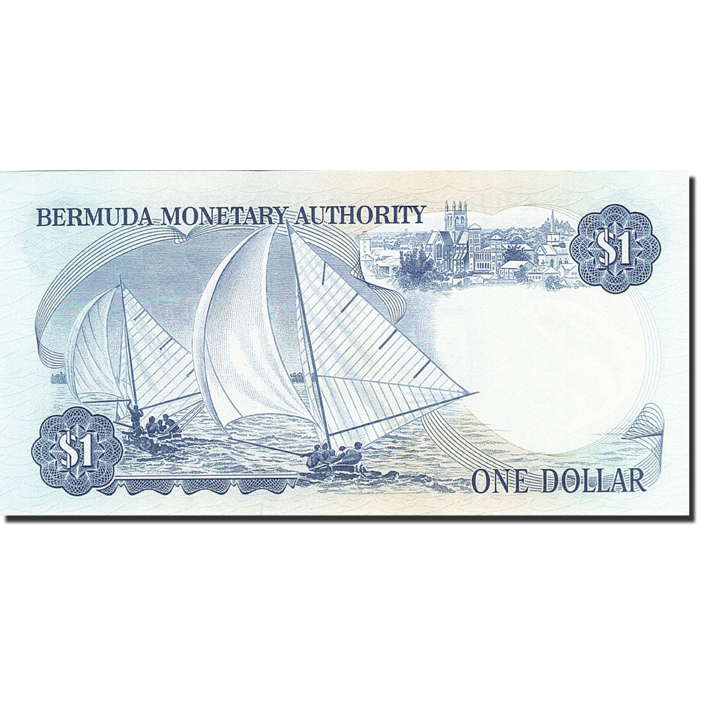 Banknote, Bermuda, 1 Dollar, 1974-1982, 1978-04-01, KM:28b, UNC(65-70)