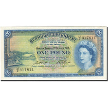 Banknote, Bermuda, 1 Pound, 1952-1966, 1966-10-01, KM:20d, UNC(63)