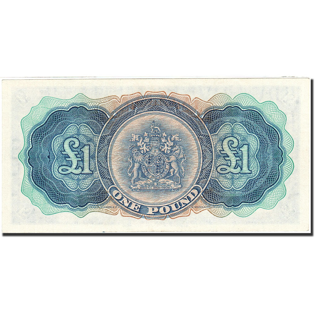 Banknote, Bermuda, 1 Pound, 1952-1966, 1966-10-01, KM:20d, UNC(63)