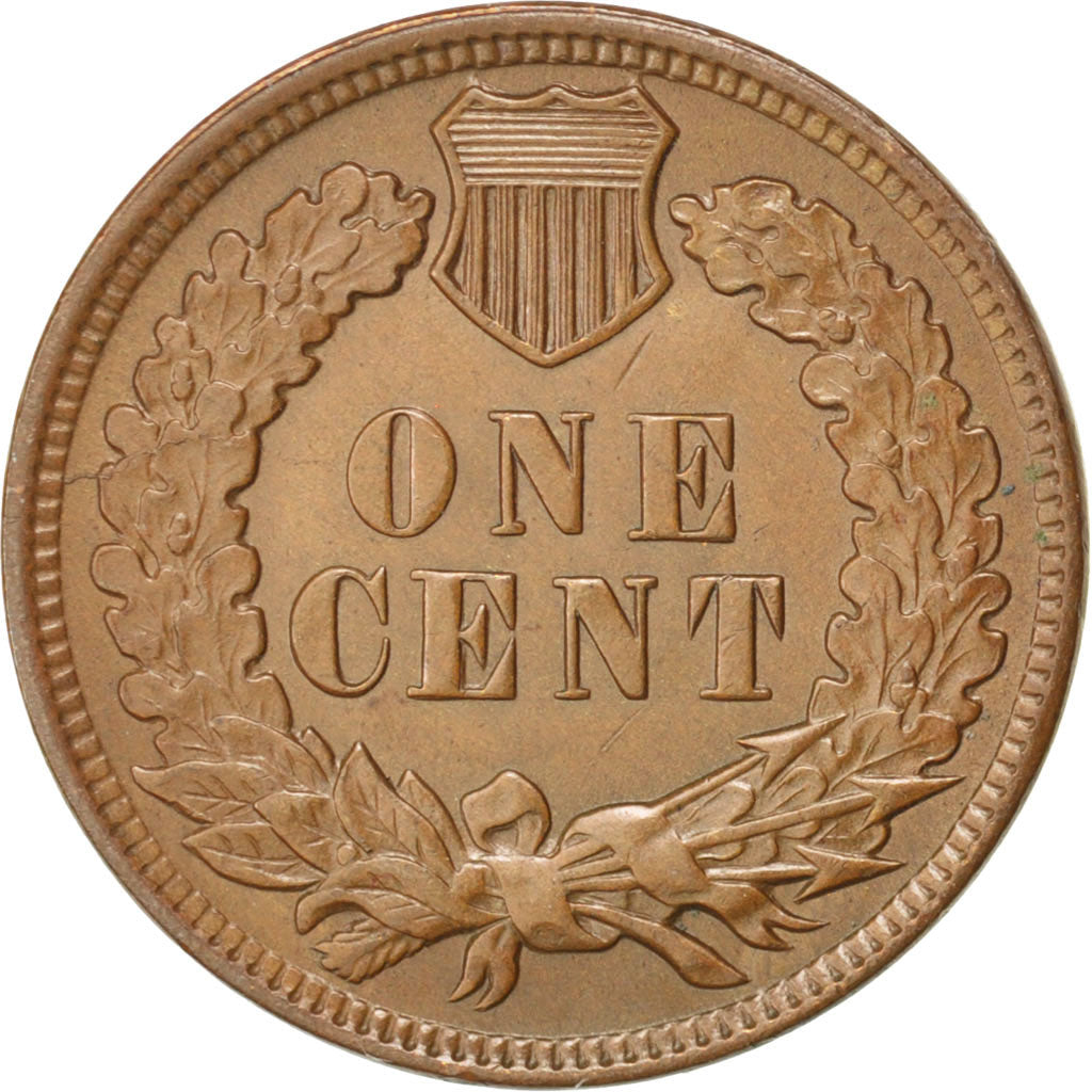 UNITED STATES, Indian Head Cent, Cent, 1908, U.S. Mint, KM #90a, MS(63),...