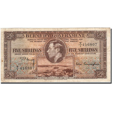 Banknote, Bermuda, 5 Shillings, 1937-1941, 1937-05-12, KM:8b, VF(20-25)