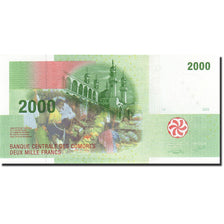 Banknote, Comoros, 2000 Francs, 2005-2006, 2005, KM:17, UNC(65-70)