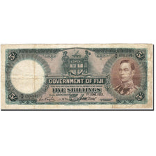 Banknote, Fiji, 5 Shillings, 1937-1951, 1951-06-01, KM:37k, VF(20-25)