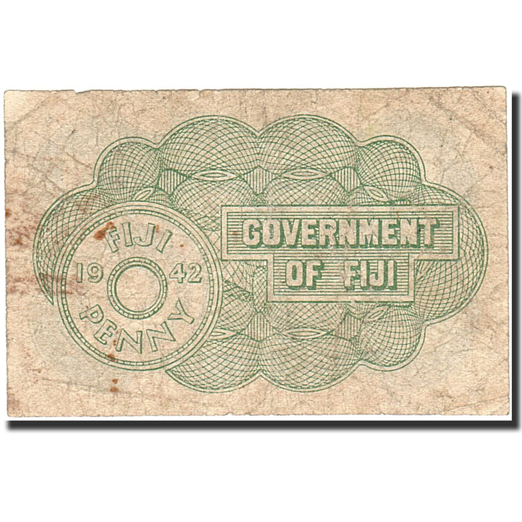 Fiji, 1 Penny, 1942, KM:47a, 1942-07-01, BC