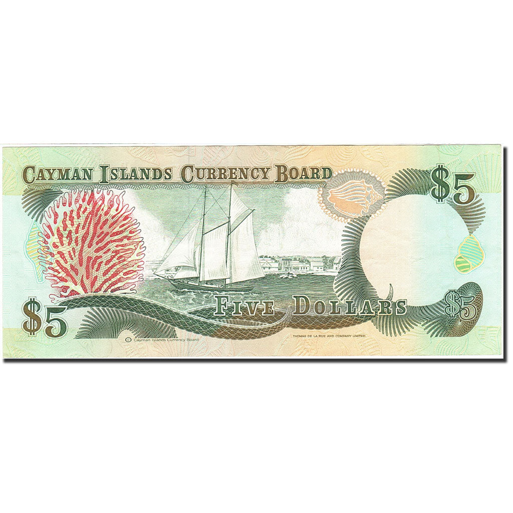 Banknote, Cayman Islands, 5 Dollars, 1991, 1991, KM:12a, AU(50-53)