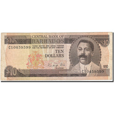 Barbados, 10 Dollars, 1986, KM:35a, Undated (1986), VF(20-25)