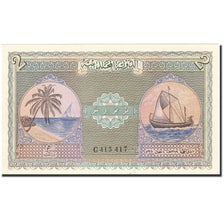 Malediven, 2 Rupees, 1960, KM:3b, 1960-06-04, UNZ-
