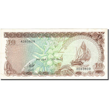 Banknote, Maldives, 10 Rufiyaa, 1983, 1983-10-07, KM:11a, AU(55-58)