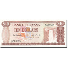 Banknot, Gujana, 10 Dollars, 1960, 1989, KM:23d, UNC(65-70)