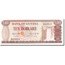 Banknote, Guyana, 10 Dollars, 1960, 1989, KM:23d, UNC(65-70)