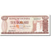 Banknote, Guyana, 10 Dollars, 1960, 1989, KM:23d, UNC(65-70)