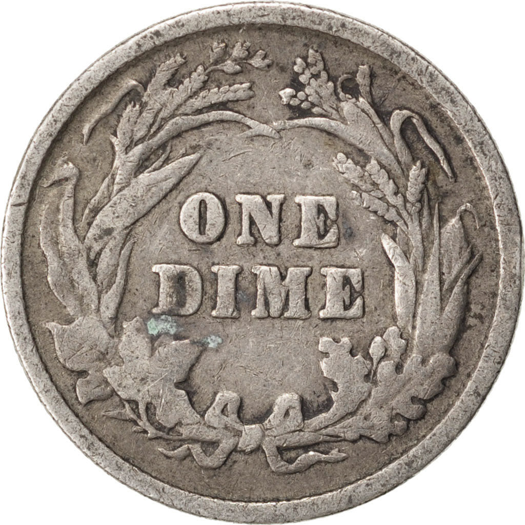 UNITED STATES, Barber Dime, Dime, 1899, U.S. Mint, KM #113, VF(20-25), Silver,..