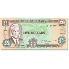 Banknote, Jamaica, 5 Dollars, 1985, 1991-07-01, KM:70d, UNC(65-70)
