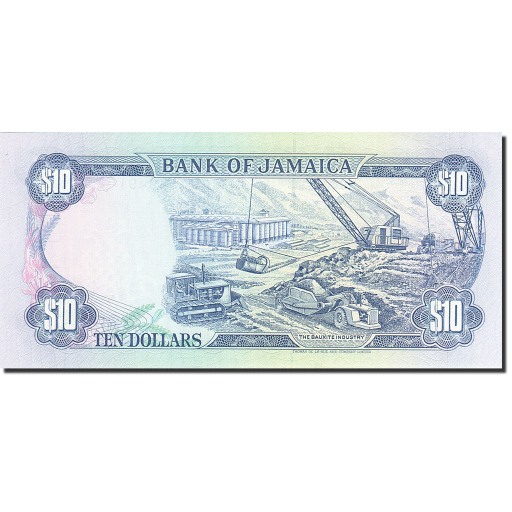 Banknote, Jamaica, 10 Dollars, 1985, 1991-05-01, KM:71d, UNC(65-70)