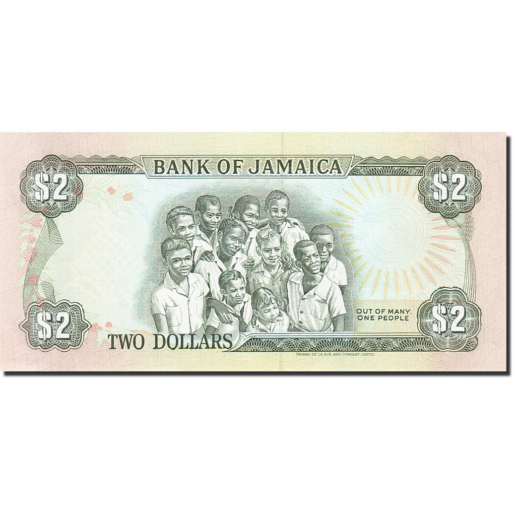 Banknote, Jamaica, 2 Dollars, 1985, 1990-01-01, KM:69d, UNC(65-70)