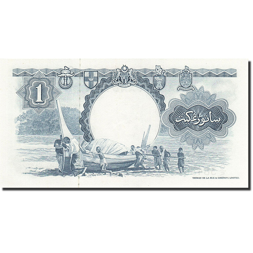 Banknote, Malaya and British Borneo, 1 Dollar, 1959, 1959-03-01, KM:8a, UNC(63)