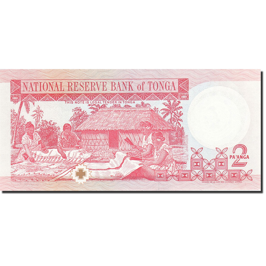 Tonga, 2 Pa'anga, 1995, Undated (1995), KM:32a, UNC(65-70)